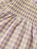 Plaid Printed Long Sleeve Dress - Mini Taylor