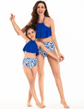 Porcelain Printed Family Matching Swim Suit - Mini Taylor