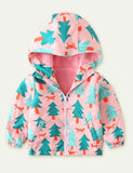 Printed Polar Fleece Shell Jacket - Mini Taylor