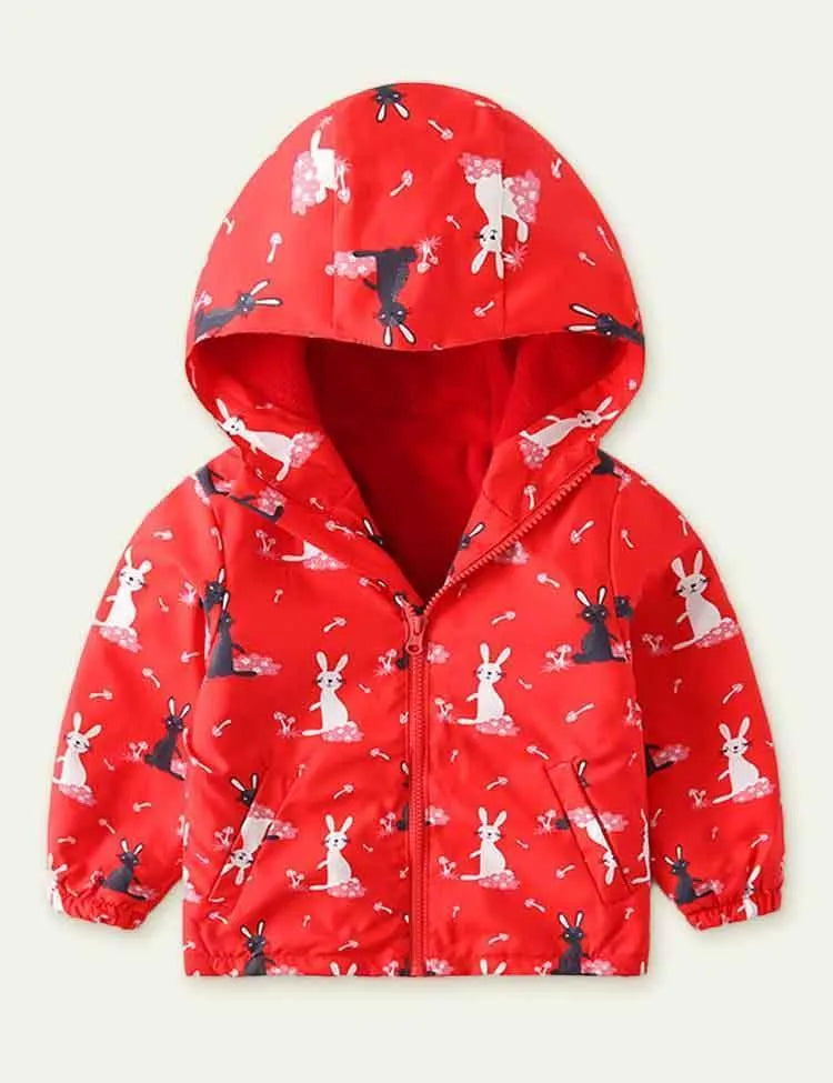 Printed Polar Fleece Shell Jacket - Mini Taylor