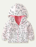 Printed Polar Fleece Shell Jacket - Mini Taylor