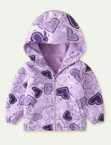 Printed Polar Fleece Shell Jacket - Mini Taylor