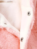 Rabbit Embroidery Fleece Hooded Jacket - Mini Taylor