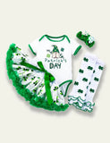 St. Patrick's Day Shortærmet Romper