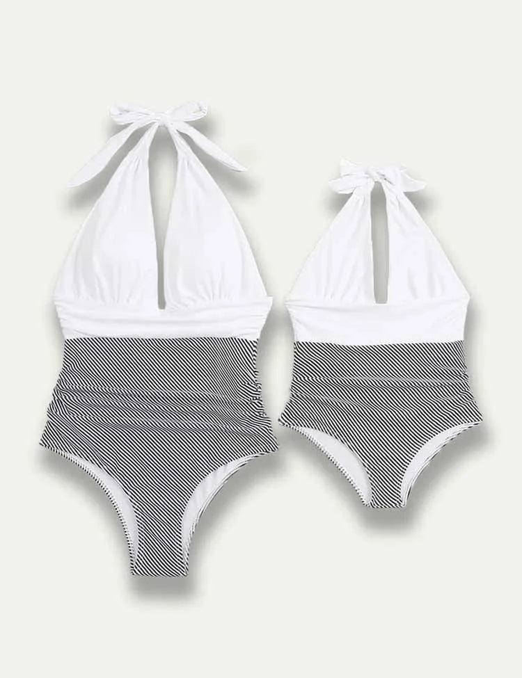 Strap Family Matching Swim Suit - Mini Taylor