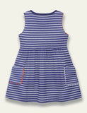 Stripe Sleeveless Pocket Dress - Mini Taylor