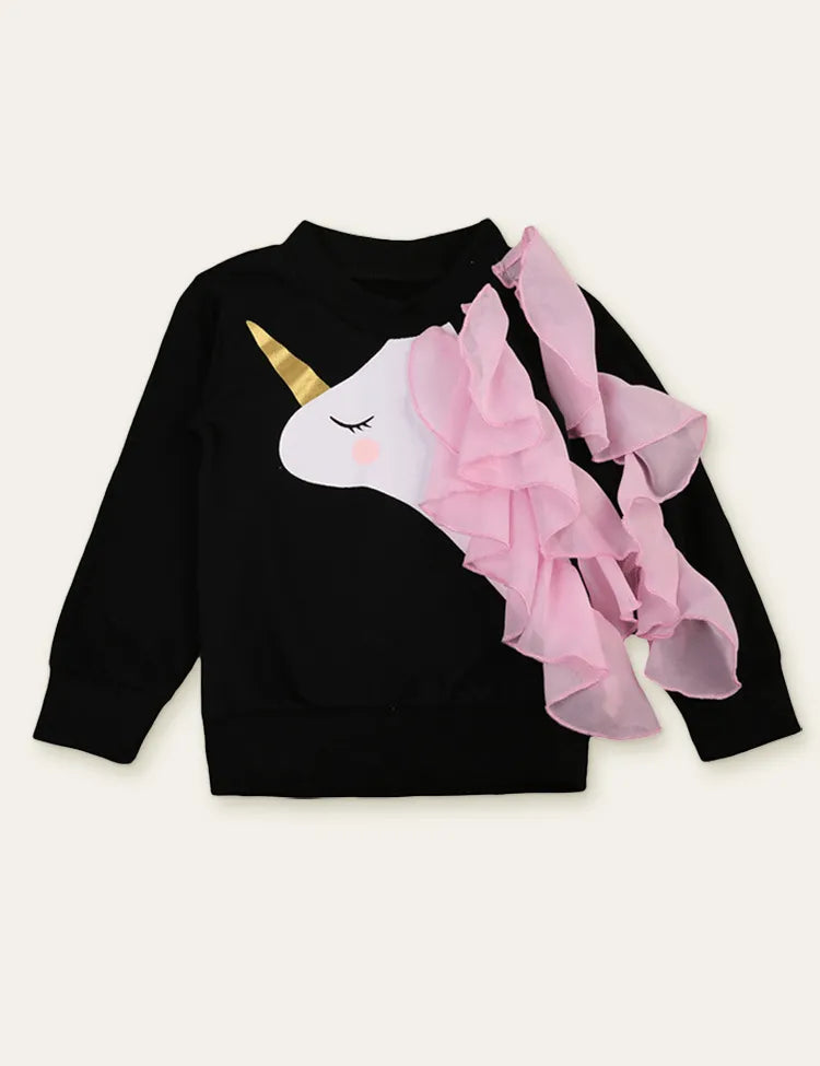 Unicorn Printed Family Matching Sweatshirt - Mini Taylor