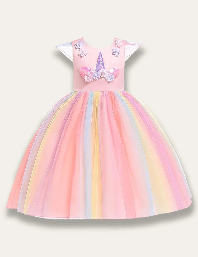 Unicorn Rainbow Dress - Mini Taylor