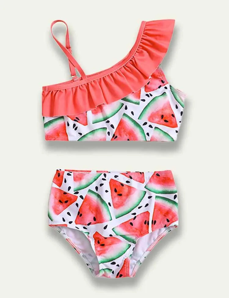 Watermelon Printed Swim Suit - Mini Taylor