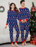 Christmas Snowman Striped Family Matching Pajamas