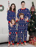 Christmas Snowman Striped Family Matching Pajamas