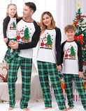 Pyjama assorti pour la famille imprimé père Noël de Noël