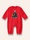 Christmas Tree Appliqué Family Matching Sweatshirt