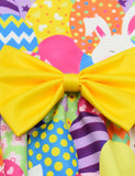 Easter Bow-knot Printed Dress