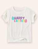 Easter Cartoon Printed T-Shirt