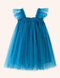 Suspender Solid Color Tulle Dress