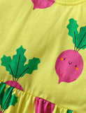 Cute Radish Printed Dress