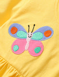 Fresh Rainbow Cotton Applique Dress