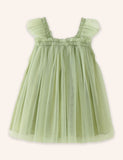 Suspender Solid Color Tulle Dress