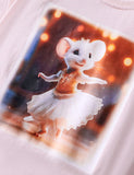 Set di t-shirt in cotone stampato per mouse da cartone animato