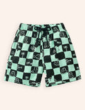 Plaid gedréckt Koteng Shorts