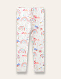 Leggings mit Regenbogen-Print