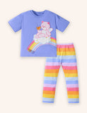 Bear Rainbow Applique Cotton Set