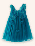 3D Wings Gauze Dress