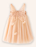 3D Wings Tulle Dress