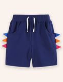 Dinosaur Teeth Cotton Shorts