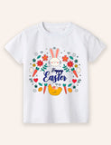 Easter Cartoon Printed T-Shirt