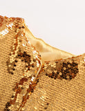 Cappotto da festa con paillettes glitterate