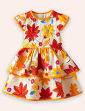 Multi Maple Leaf Dress