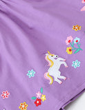 Fairy Unicorn Appliqué Dress