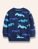 Racing Car Printed Sweatshirt