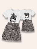 Valentine‘s Day MAMA & MINI Leopard Printed Set