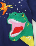 Sweat-shirt à appliqué dinosaure