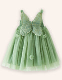 3D Wings Tulle Dress