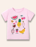 Multi Fruit Printed T-Shirt