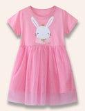 Bunny Princess Appliqué Dress