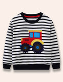 Sweatshirt Appliqué Cartoon Truck