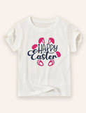 Easter Cartoon Printed T-Shirt