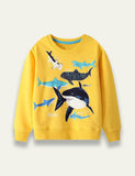 Glowing Shark Sweatshirt - Mini Taylor