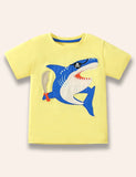 Pirate Shark Appliqué T-Shirt