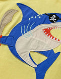 Pirate Shark Appliqué T-Shirt