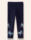 Sequined Butterfly Leggings