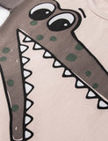 Cartoon Crocodile Printed T-Shirt