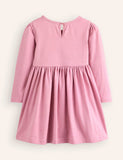Nellie Appliqué Flare Dress