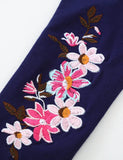 Flower Embroidered Leggings