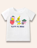 Vacation Fruit Printed T-Shirt